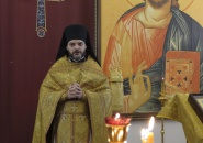 Преосвященнейший Мстислав, епископ Тихвинский и Лодейнопольский, совершил Божественную Литургию в Тихвинском Богородичном Успенском монастыре